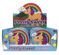 PRETTY SWEET -  MARSHMALLOW FLAVORED CANDY UNICORNS TIN (1.2 OZ)