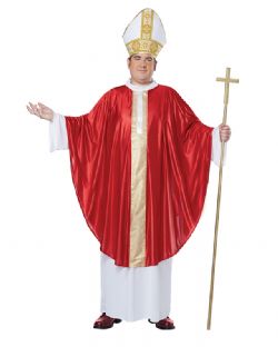 PRIESTS AND NUNS -  THE POPE COSTUME (ADULT - PLUS SIZE)