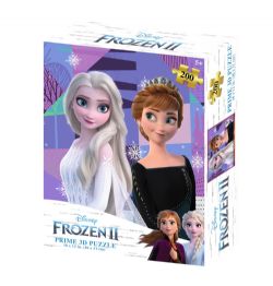 PRIME 3D -  DISNEY FROZEN - ANNA & ELSA (200 PIECES) -  DISNEY