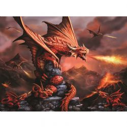 PRIME 3D -  FIRE DRAGON (500 PIECES) -  ANNE STOKES