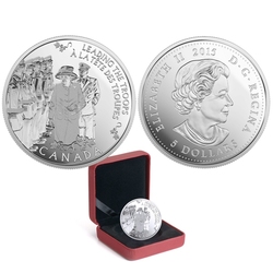 PRINCESS TO MONARCH -  LEADING THE TROOPS -  2015 CANADIAN COINS 02