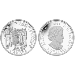 PRINCESS TO MONARCH -  SUPPORTING THE TROOPS -  2014 CANADIAN COINS 01