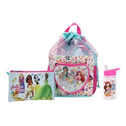 PRINCESSES DISNEY -  3 PIECES PRINCESS BACKPACK SET -  DISNEY