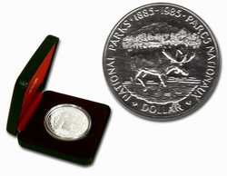 PROOF DOLLARS -  NATIONAL PARKS CENTENNIAL -  1985 CANADIAN COINS 15