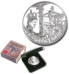 PROOF DOLLARS -  QUEEN ELIZABETH II'S GOLD JUBILEE -  2002 CANADIAN COINS 32