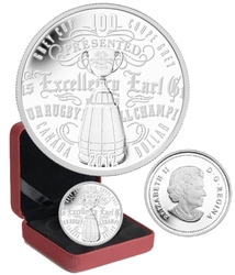 PROOF DOLLARS -  THE 100TH GREY CUP -  2012 CANADIAN COINS