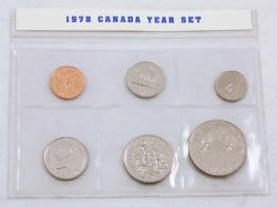 PROOF-LIKE SETS -  1978 UNCIRCULATED PROOF-LIKE SET - SQUARE JEWELS, NORMAL ISLAND - SPECIAL PACKAGING -  1978 CANADIAN COINS 26