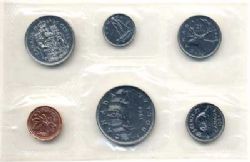 PROOF-LIKE SETS -  1984 UNCIRCULATED PROOF-LIKE SET - DOUBLED DIE (DATE) -  1984 CANADIAN COINS 32