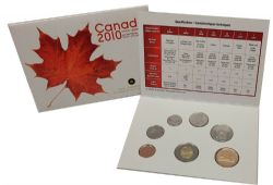 PROOF-LIKE SETS -  2010 UNCIRCULATED PROOF-LIKE SET - LARGE BEADS -  2010 CANADIAN COINS 68