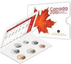 PROOF-LIKE SETS -  2010 UNCIRCULATED PROOF-LIKE SET - SMALL BEADS (REGULAR) -  2010 CANADIAN COINS 68