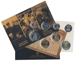 PROOF-LIKE SETS -  2010 UNCIRCULATED PROOF-LIKE SET - SPECIAL EDITION (REGULAR: 16 SERRATIONS) -  2010 CANADIAN COINS 70