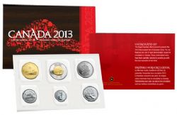 PROOF-LIKE SETS -  2013 UNCIRCULATED PROOF-LIKE SET - NO DOUBLED DIE - PACKAGING ERROR -  2013 CANADIAN COINS 75