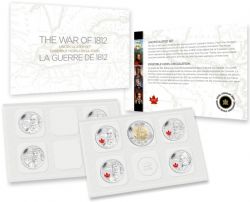 PROOF-LIKE SETS -  2013 UNCIRCULATED PROOF-LIKE SET - WAR OF 1812 (VARIETY: EXTRA SAIL) -  2013 CANADIAN COINS 76