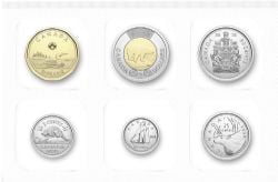 PROOF-LIKE SETS -  2025 UNCIRCULATED PROOF-LIKE SET - CLASSIC SET (SET OF 6 COINS) -  2025 CANADIAN COINS 96