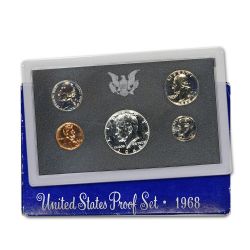 PROOF SETS -  1968S PROOF SET -  1968 UNITED STATES COINS