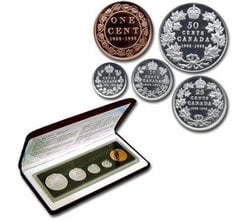 PROOF SETS -  90TH ANNIVERSARY OF THE RCM - BRILLIANT FINISH - SPECIAL EDITION -  1998 CANADIAN COINS