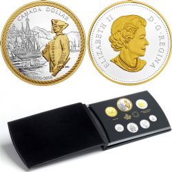 PROOF SETS (DELUXE EDITION) -  240TH ANNIVERSARY OF CAPTAIN COOK AT NOOTKA SOUND -  2018 CANADIAN COINS 09