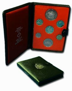 PROOF SETS -  ROYAL CANADIAN MOUNTED POLICE CENTENNIAL - LARGE BUST -  1973 CANADIAN COINS 03