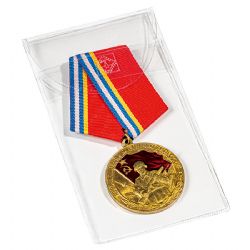 PROTECTIVE POCKET FOR MEDALS, MEDALLIONS, AND DECORATIONS (PACK OF 50)