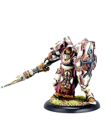 PROTECTORATE OF MENOTH -  ANSON DURST, ROCK OF THE FAITH - PALADIN WARCASTER -  WARMACHINE