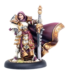 PROTECTORATE OF MENOTH -  KNIGHTS EXEMPLAR OFFICER - COMMAND ATTACHMENT -  WARMACHINE
