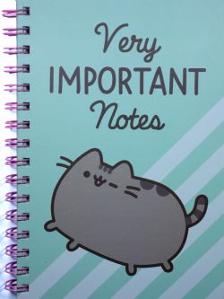 PUSHEEN -  SPIRAL NOTEBOOK - VERY IMPORTANT NOTES