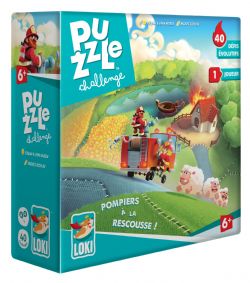 PUZZLE CHALLENGE -  POMOPIERS À LA RESCOUSSE ! 6+
