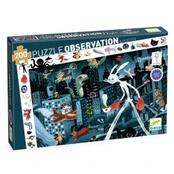 PUZZLE OBSERVATION -  NIGHT CITY 2 (200 PIECES) - 6+