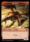 Phyrexia: All Will Be One Commander Tokens -  Dragon