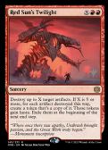 Phyrexia: All Will Be One Promos -  Red Sun's Twilight
