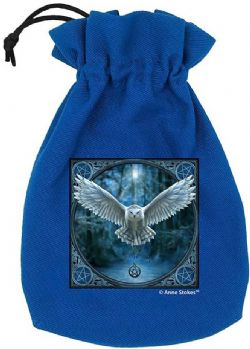 Q-WORKSHOP -  ANNE STOKE BLUE DICE POUCH - AWAKEN YOR MAGIC