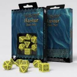 Q-WORKSHOP -  CALL OF CTHULHU, RPG DICE SET, THE OUTER GODS: HASTUR -  CALL OF CTHULHU
