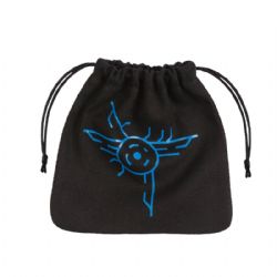 Q-WORKSHOP -  DICE POUCH, GALACTIC BLACK/BLUE