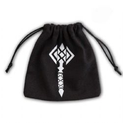 Q-WORKSHOP -  DICE POUCH, GLOW IN THE DARK HAMMER (BEIGE)