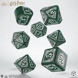 Q-WORKSHOP -  HARRY POTTER, MODERN DICE, DARK GREEN SLYTHERIN -  HARRY POTTER