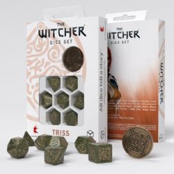 Q-WORKSHOP -  THE WITCHER, RPG DICE SET, TRISS, THE FOURTEENTH OF THE HILL -  THE WITCHER