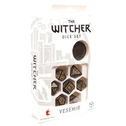Q-WORKSHOP -  THE WITCHER, RPG DICE SET, VESEMIR, THE SWORD MASTER -  THE WITCHER