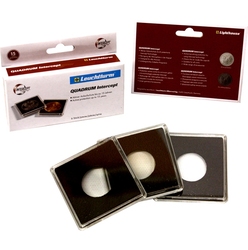 QUADRUM INTERCEPT -  SQUARE CAPSULES WITH PROTECTION FOR 22 MM COINS (PACK OF 6)