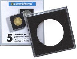 QUADRUM XL -  SQUARE CAPSULES FOR 42 MM COINS (PACK OF 5)