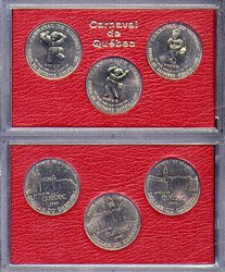 QUEBEC CARNIVAL -  3-COIN SET -  1980 CANADIAN COINS
