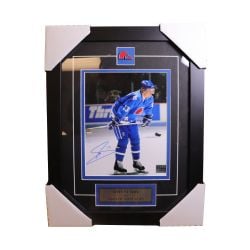 QUEBEC NORDIQUES -  MATS SUNDIN AUTOGRAPHED FRAME PHOTO (8