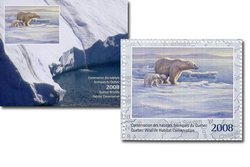 QUEBEC WILDLIFE HABITAT CONSERVATION -  2008 POLAR BEARS (UNSIGNED) 21