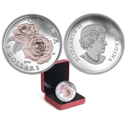 QUEEN ELIZABETH ROSE -  QUEEN ELIZABETH ROSE -  2016 CANADIAN COINS 01