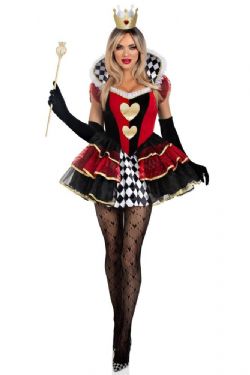 QUEEN OF HEARTS COSTUME (ADULT)