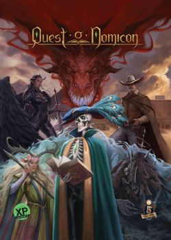 QUEST-O-NOMICON -  HARDCOVER BOOK (ENGLISH) -  ADVENTURE 5E