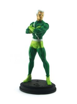 QUICKSILVER -  QUICKSILVER PAINTED STATUE RETRO GREEN VARIANT VERSION ; LIMITED EDITION (99/800) - USED
