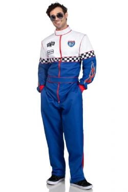 RACING DRIVER -  SPEEDWAY RACER COSTUME (ADULT)