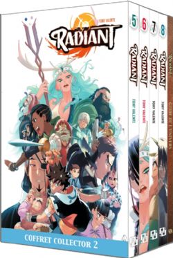 RADIANT -  COFFRET COLLECTOR (TOME 05 À 08 + GUIDE) (FRENCH V.)