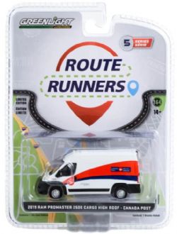 RAM -  2019 PROMASTER 2500 CARGO HIGH ROOF - CANADA POST - 1/64 - CHASE -  ROUTE RUNNERS