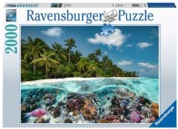 RAVENSBURGER -  A DIVE IN THE MALDIVES (2000 PIECES)